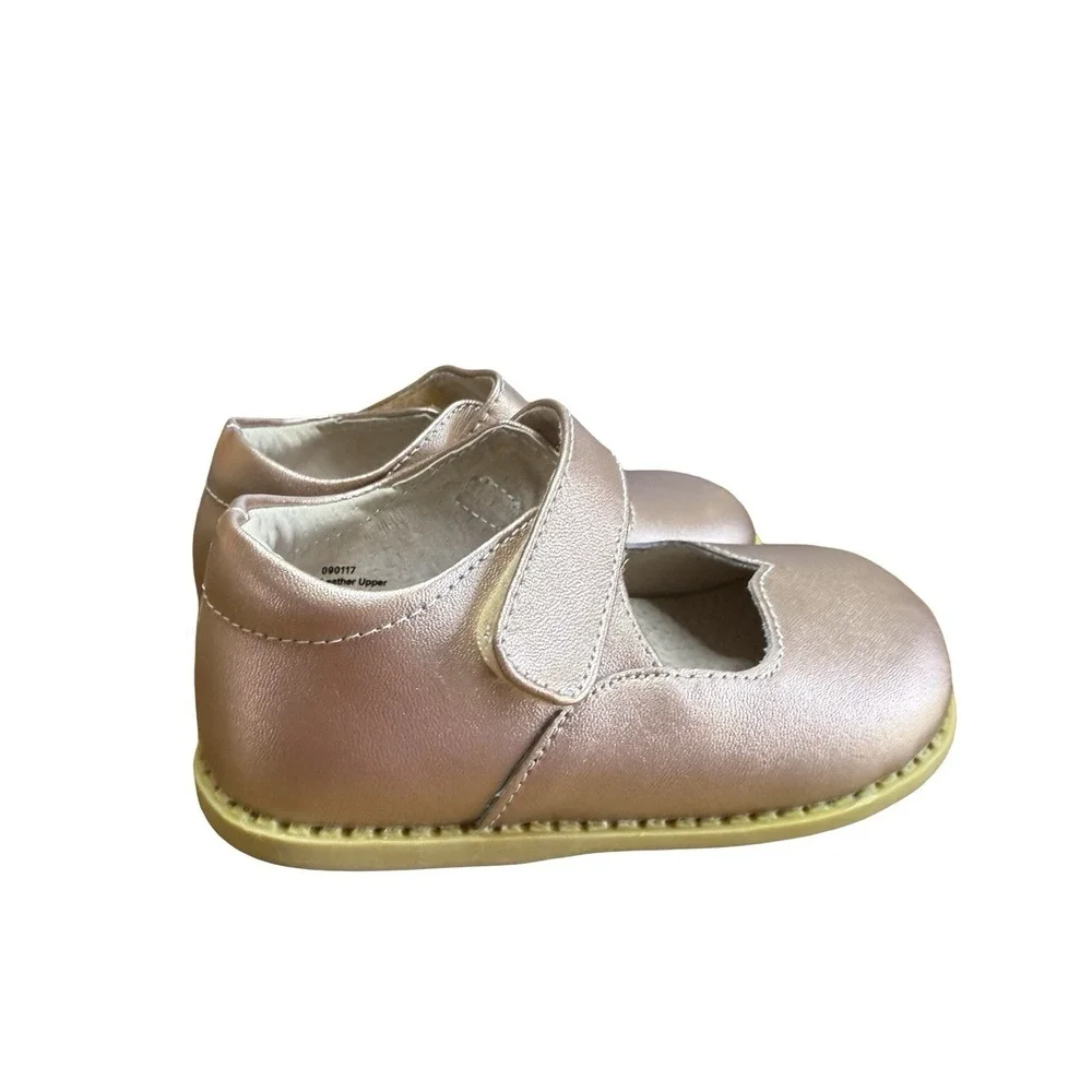 Livie & Luca lot of 2 pairs silver petals‎ size 6 rose size 7 mary janes girls